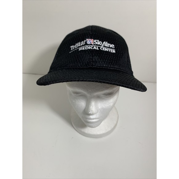 Tristar Skyline Medical Center Nashville Leather Strap Chef Works Baseball Hat - Picture 2 of 13